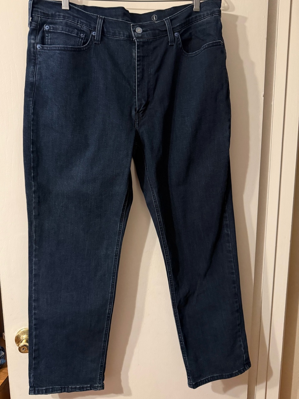 Relaxed Fit Men's Jeans in Dark Indigo